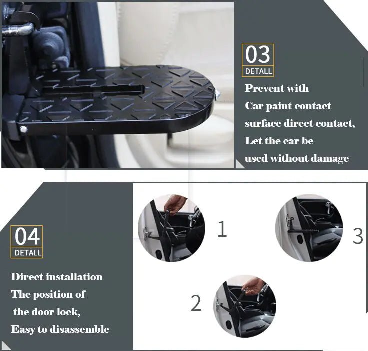 Multifunctionele opvouwbare auto - imperiaalstap - ELLEVO.AMSTERDAM